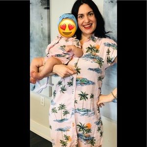 Old Navy Mommy & Me matching tropical outfit